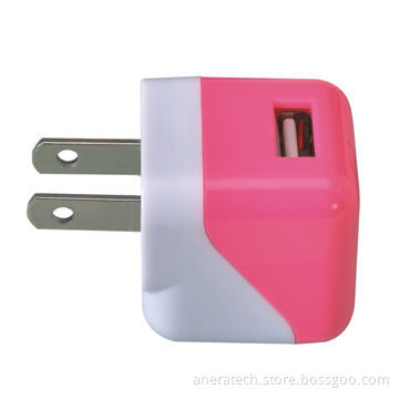 1-port USB Charger, 110-240V, 5V/1A Output, IC Solution